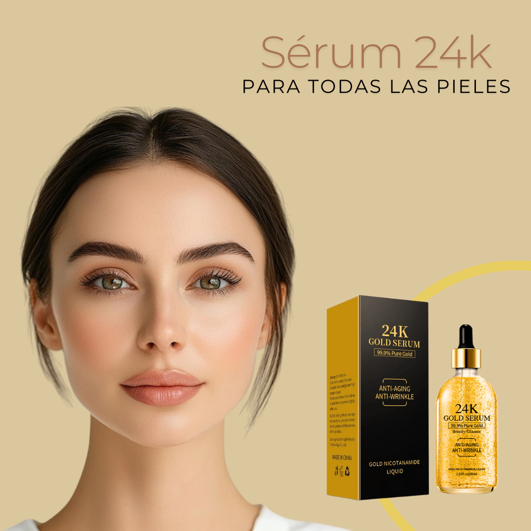 SERUM 24K GOLD ANTIENVEJECIMIENTO CON ÁCIDO HIALURÓNICO